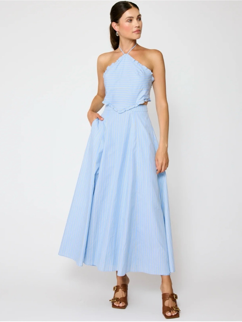 NWT Line & Dot Tobie Midi Dress Size M
